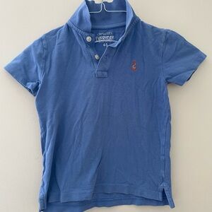Crewcuts Blue Polo with Red Accent